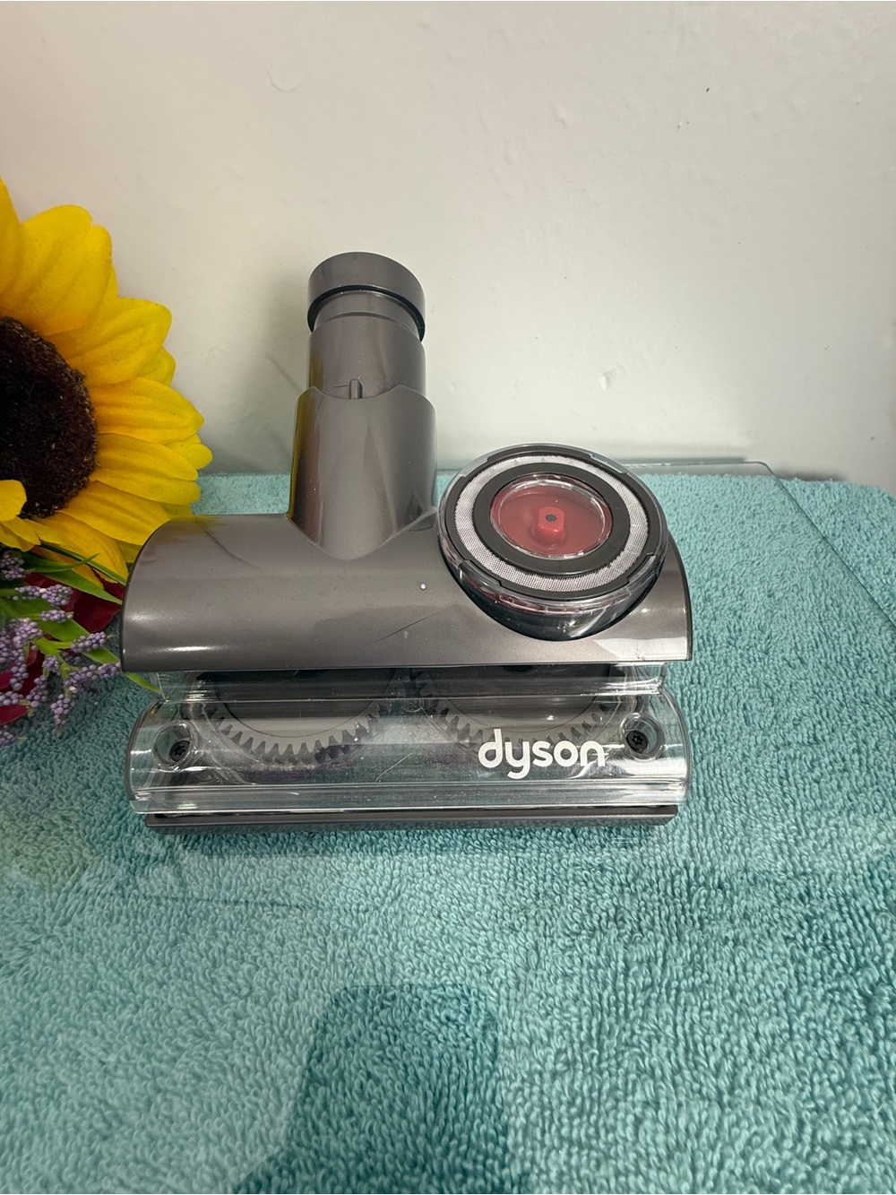 Dyson Gray & Clear Mini tangle  free turbine Vacuum Tool
